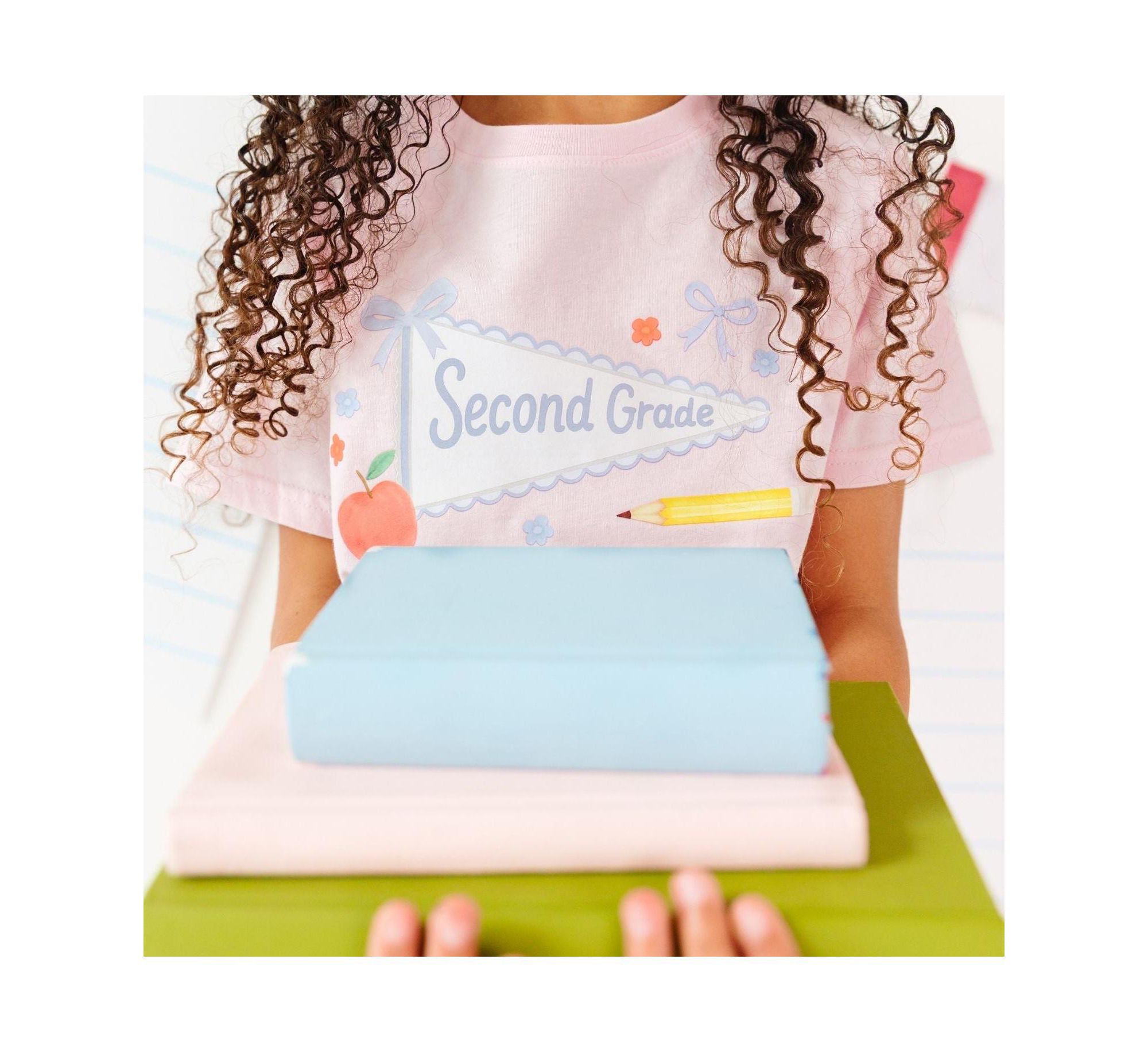 Second Grade Bow Pennant Short Sleeve T-Shirt - Little Kid — Image 3