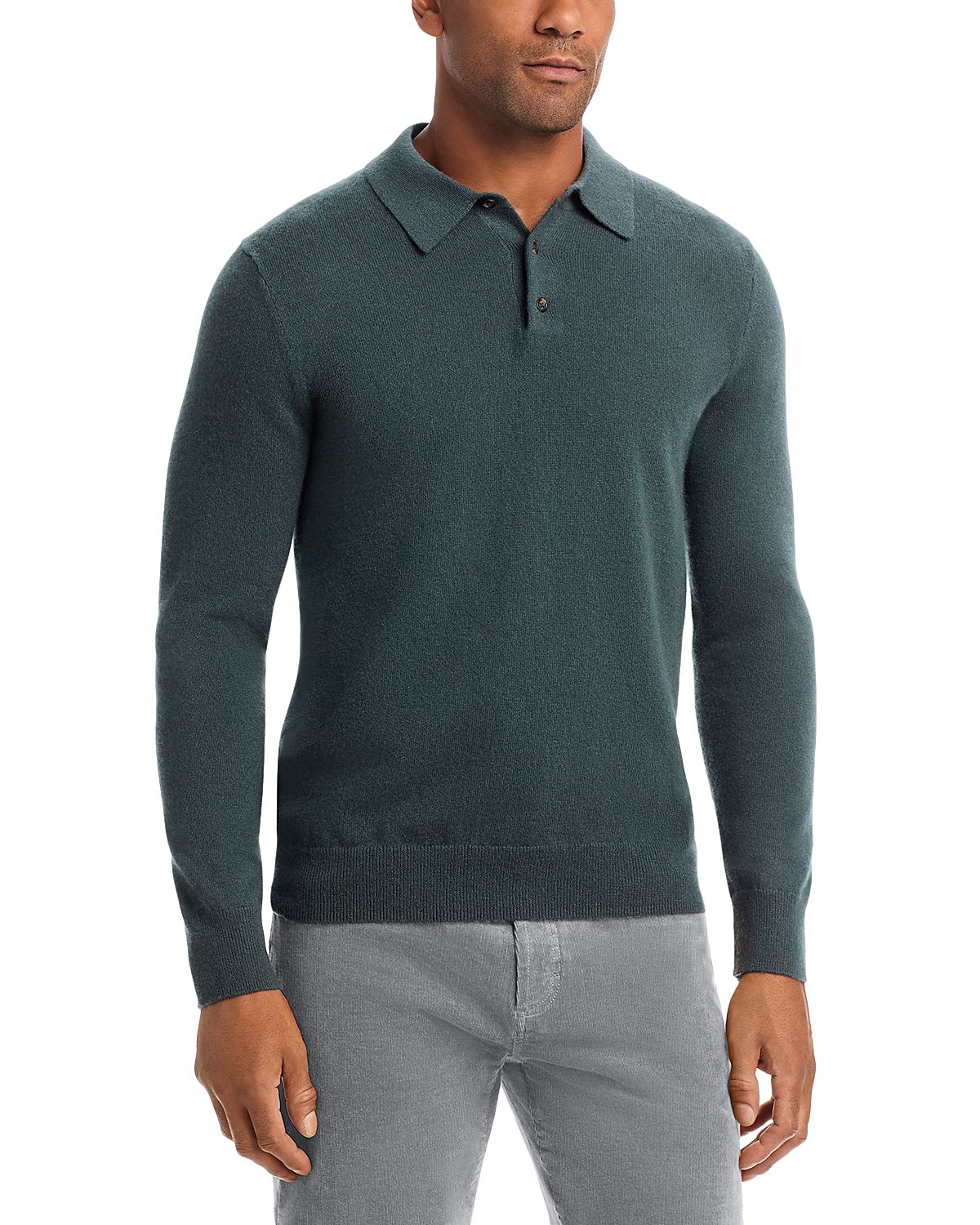 The Men's Store at Bloomingdale's Merino Cashmere Polo Sweater - Exclusive