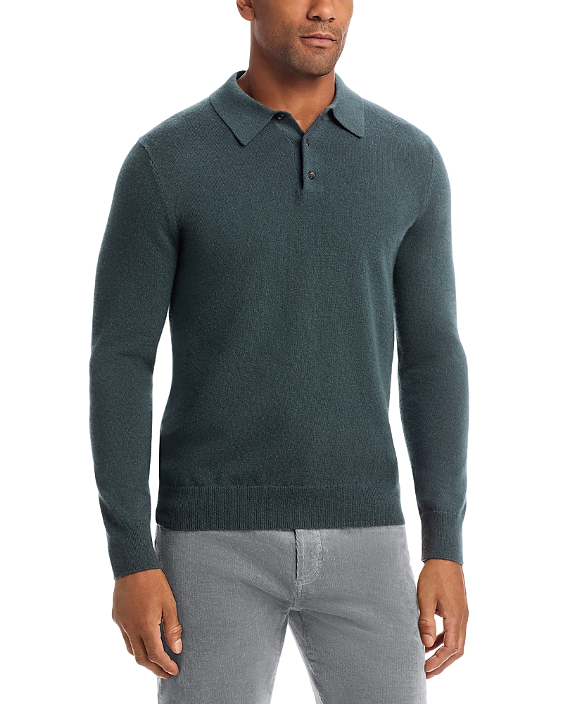 The Men's Store at Bloomingdale's Merino Cashmere Polo Sweater - Exclusive