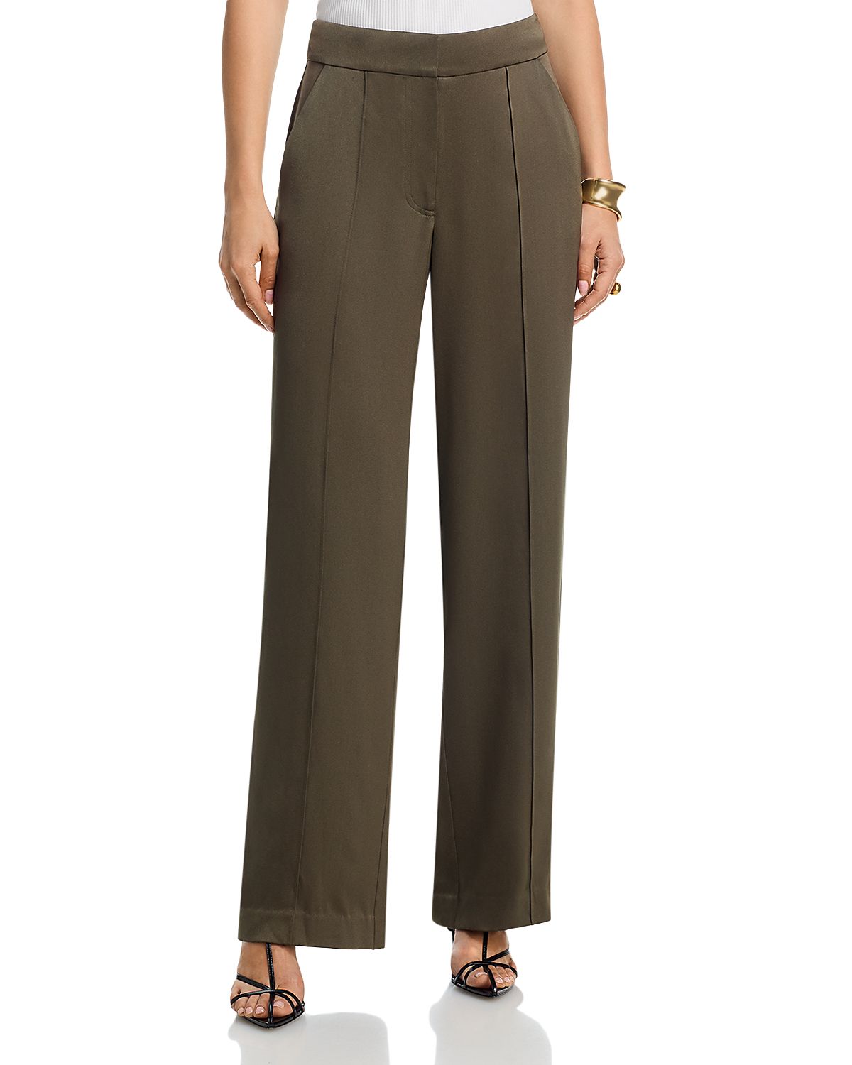 Simkhai Kyra Classic Woven Wide Leg Pants