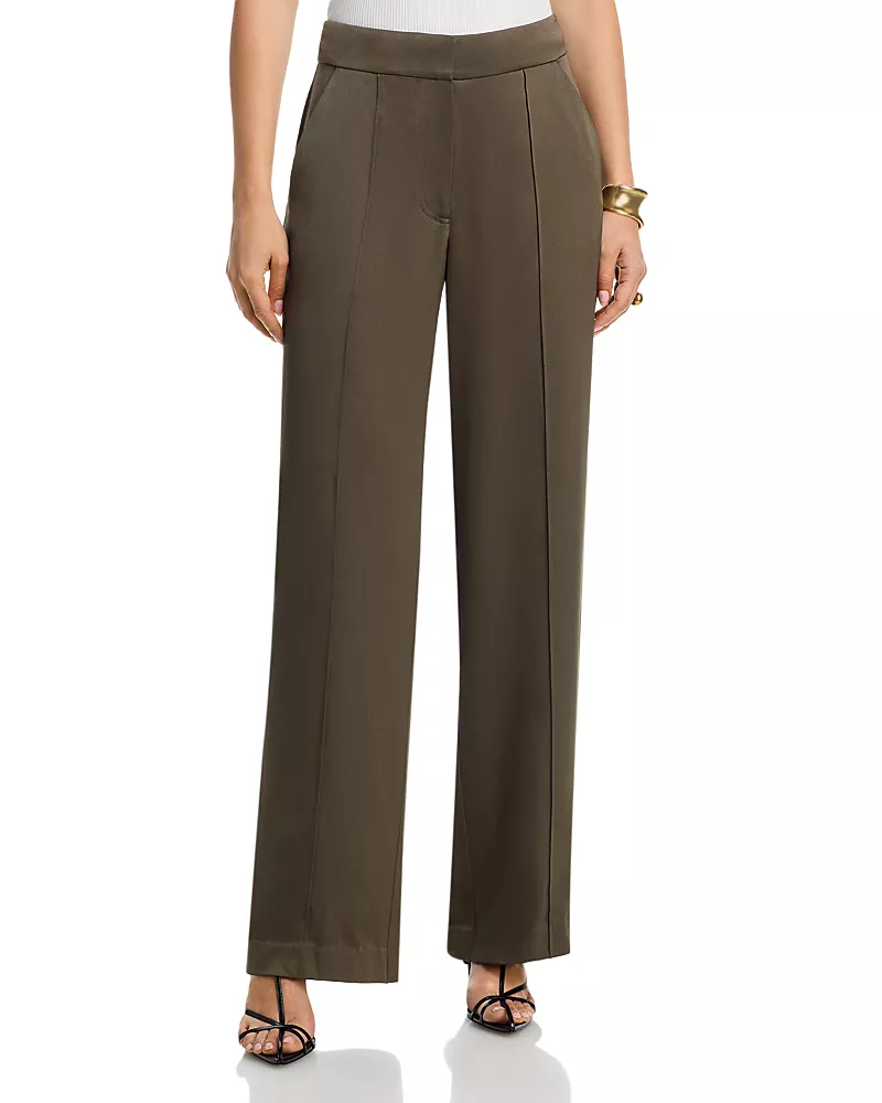 Simkhai Kyra Classic Woven Wide Leg Pants