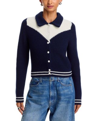 The Baby Raquette Color Blocked Cardigan