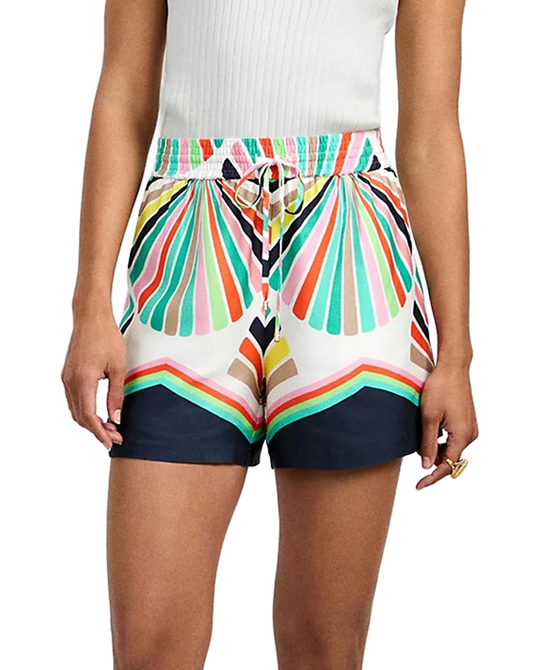 Trina Turk Beachgoer Printed Modal Drawstring Short