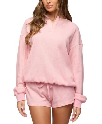 Baila Waffle Henley Top