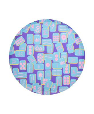  Mahjong Themed Paper Dinner Plates, Set of 8