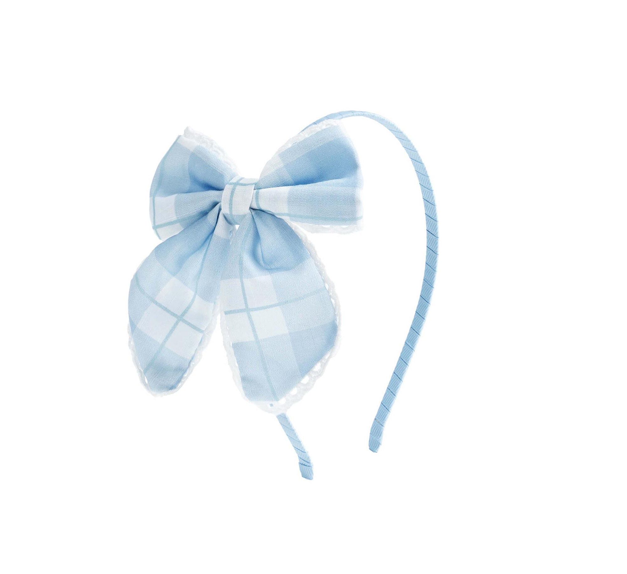 Girls' Plaid Bow Headband - Little Kid, Big Kid - Image 1