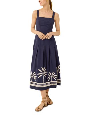 Dixon Square Neck Midi Dress