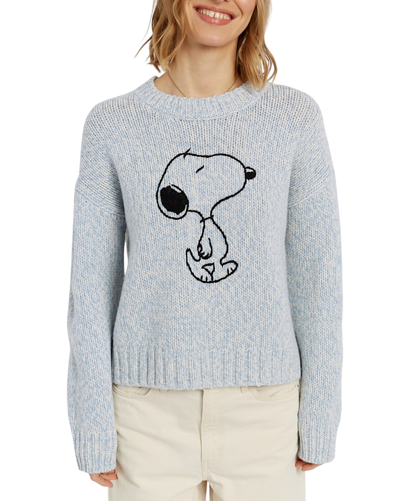Chinti & Parker Women's Merino Snoopy Marl Sweater