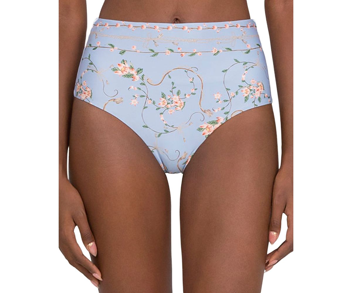 Agua by Agua Bendita Magenta Navegante Bikini Bottom