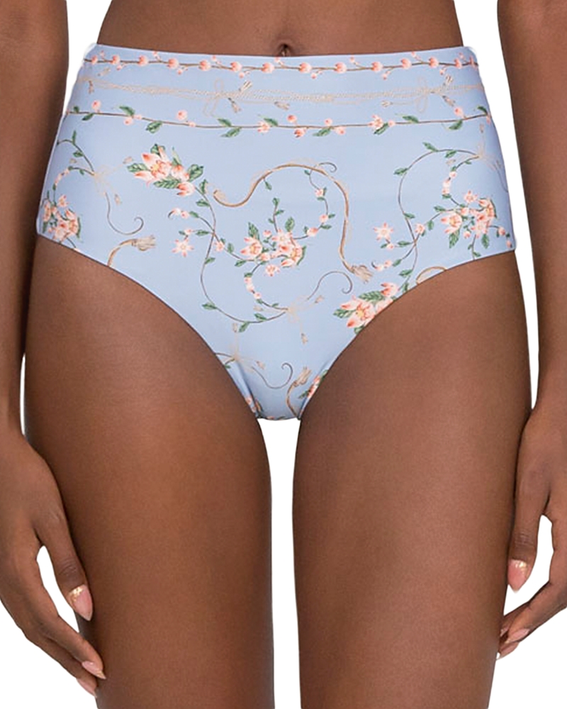Agua by Agua Bendita Magenta Navegante Bikini Bottom
