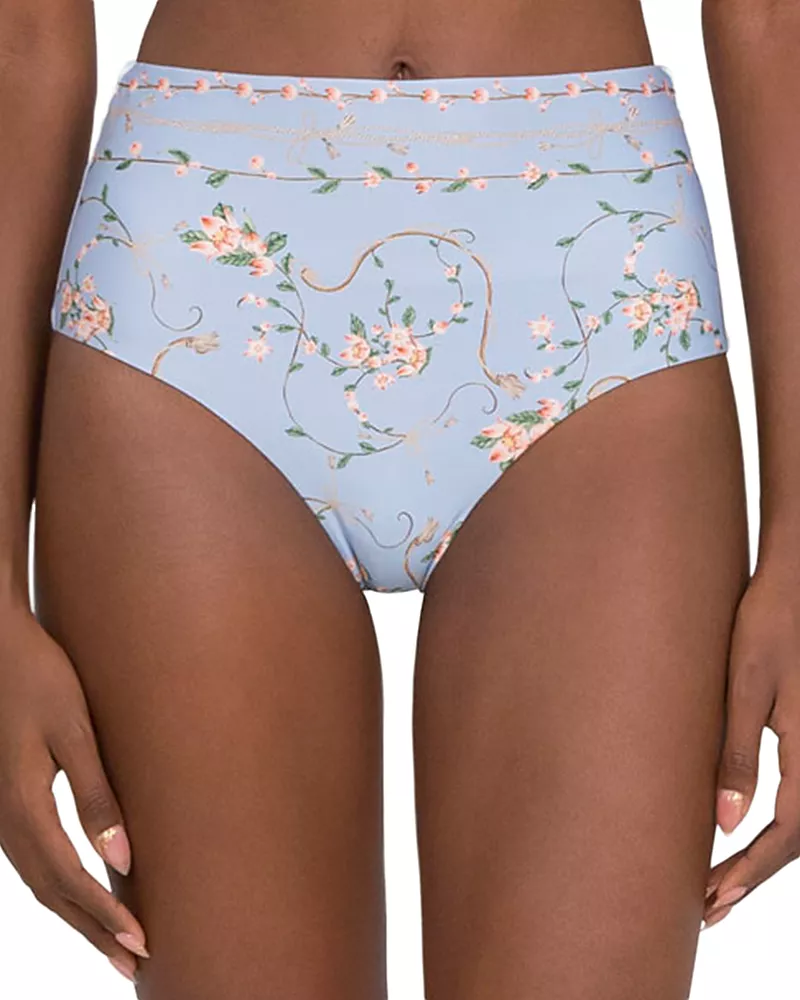 Agua by Agua Bendita Magenta Navegante Bikini Bottom
