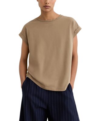 Tommie Crewneck Cuffed Sleeve Tee