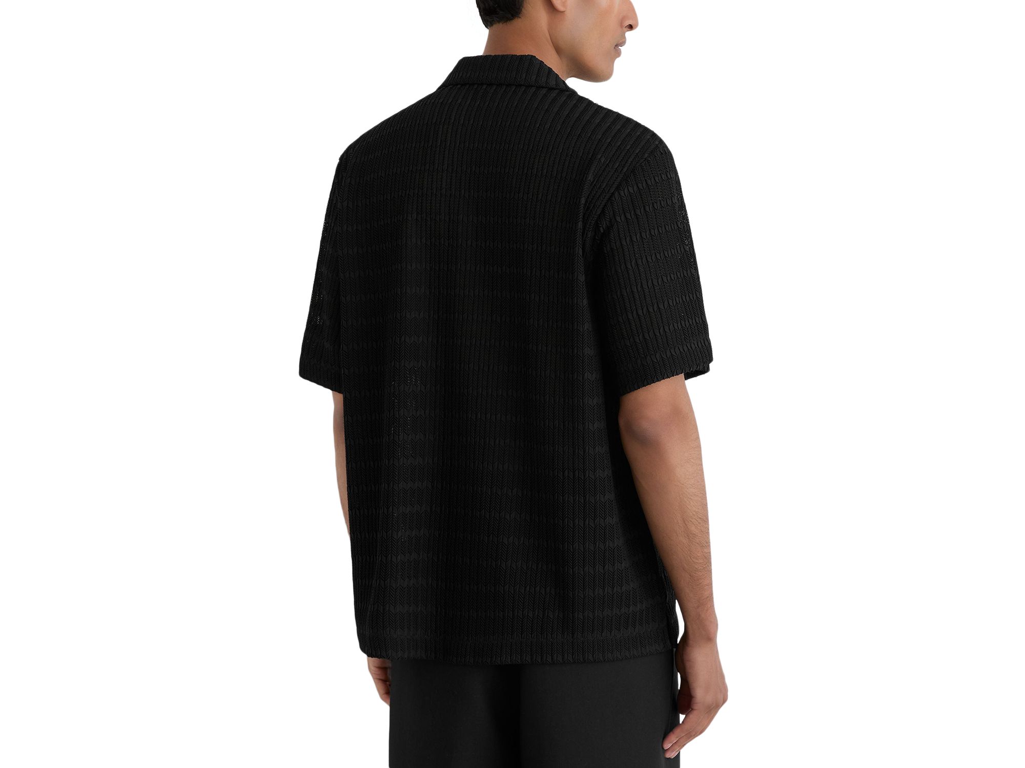 Crochet Knit Cuban Shirt — Image 3