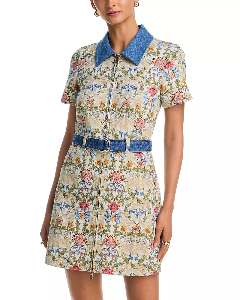 Cinq a Sept Bea Zip Front Dress
