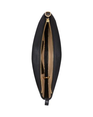 Pierced Leather Crossbody