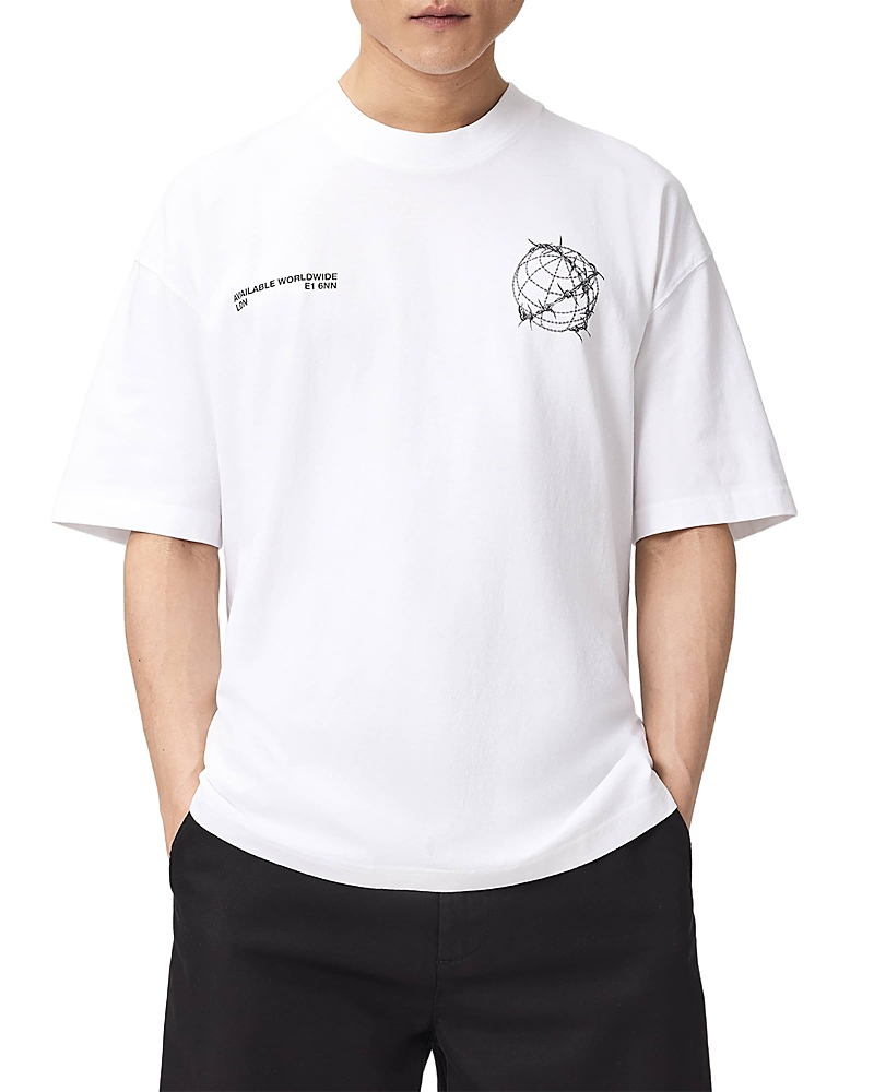 Allsaints Caller Rock And Roll Logo Graphic T-Shirt