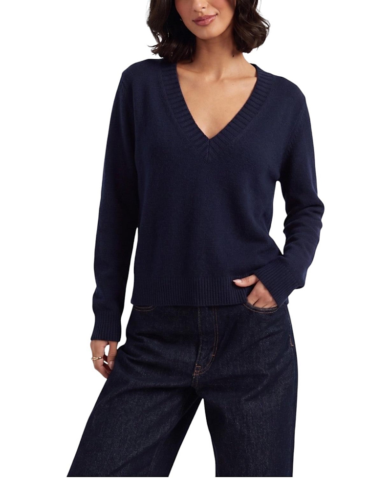 Chinti & Parker Women's Wool-Cashmere V-Neck Sweater