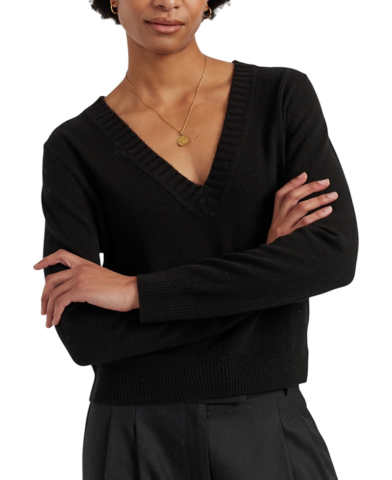 Chinti & Parker Women's Wool-Cashmere V-Neck Sweater