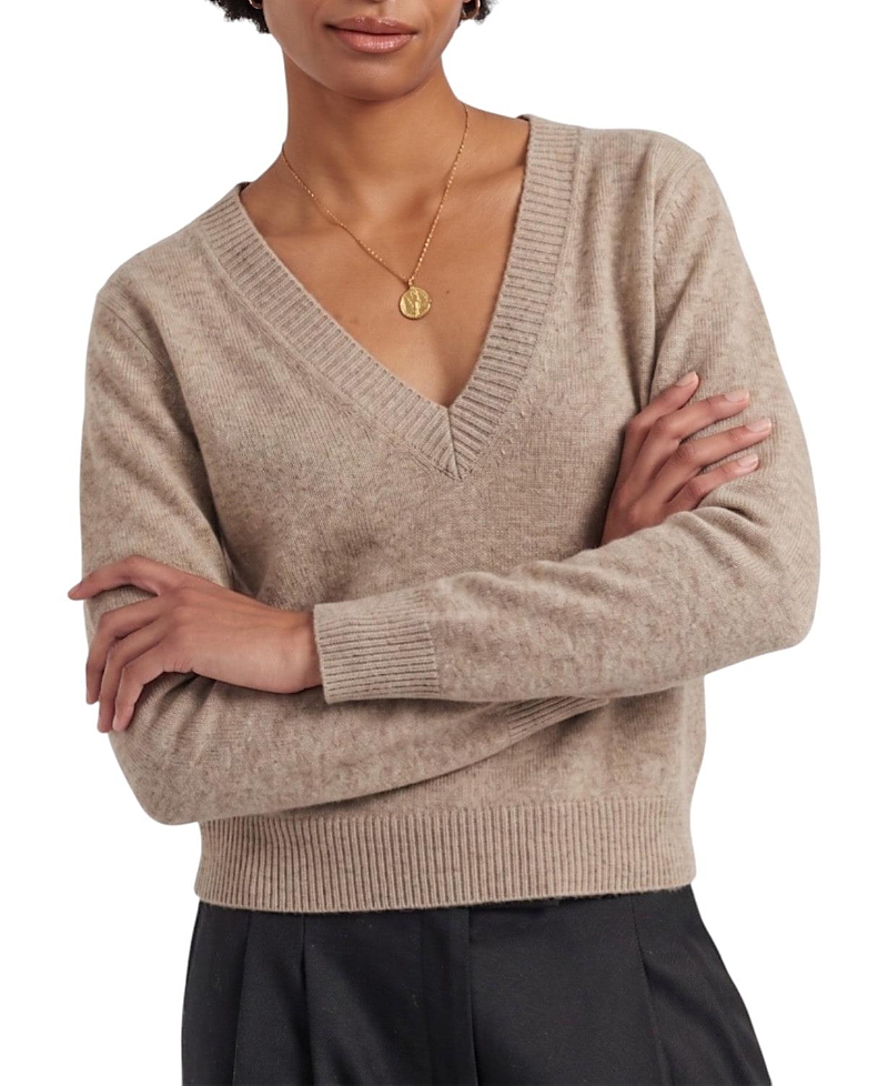 Chinti & Parker Women's Wool-Cashmere V-Neck Sweater