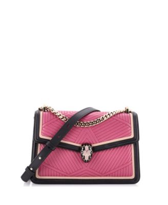  Small Serpenti Forever Shoulder Bag Quilted Leather