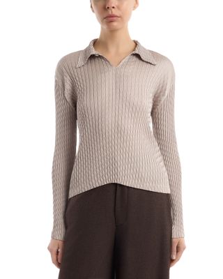Sleek Pleated Top