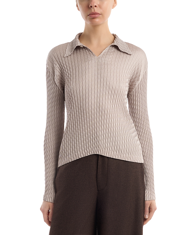 Issey Miyake Sleek Pleats Top