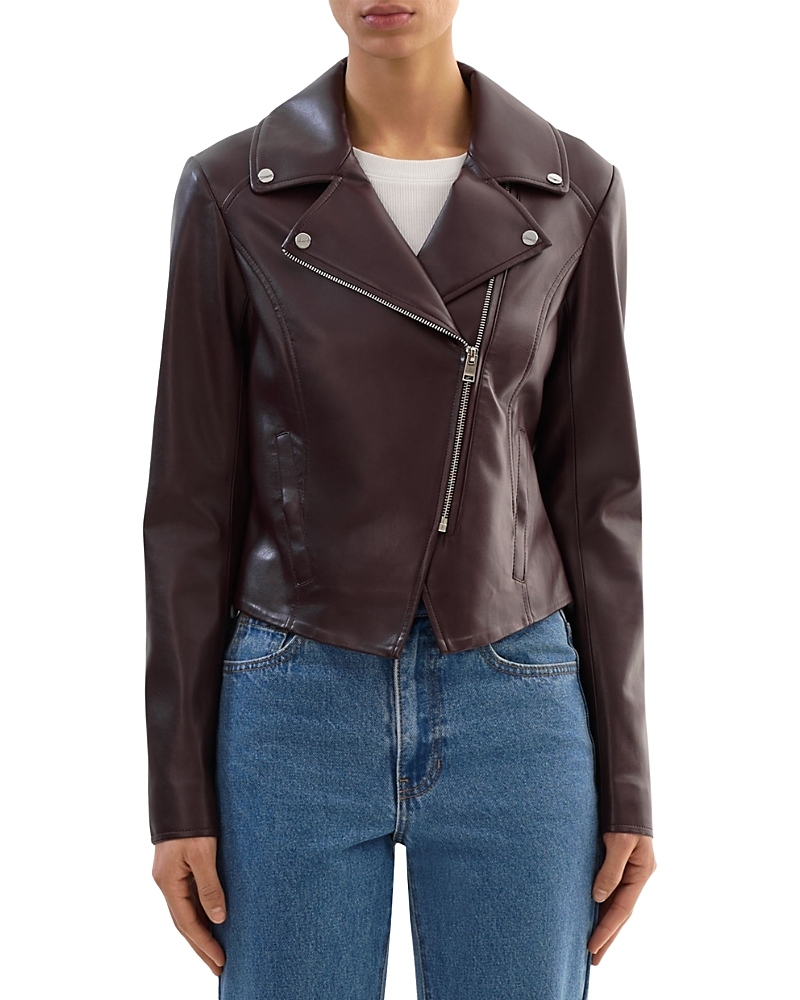 Lamarque Pascale Faux Leather Moto Jacket