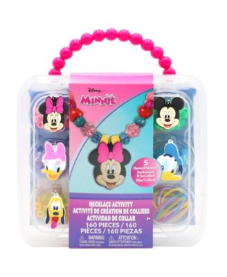  Minnie Mouse Necklace Activity Set 160 Piece Diy Jewelry Kit, Ages 3+