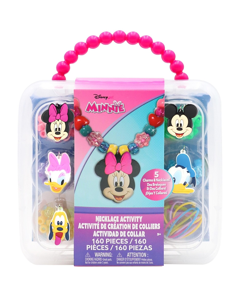 Tara Toy Minnie Mouse Necklace Activity Set 160 Piece Diy Jewelry Kit, Ages 3+
