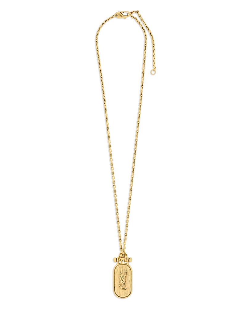 Saint Laurent Cassandre Tablet Necklace