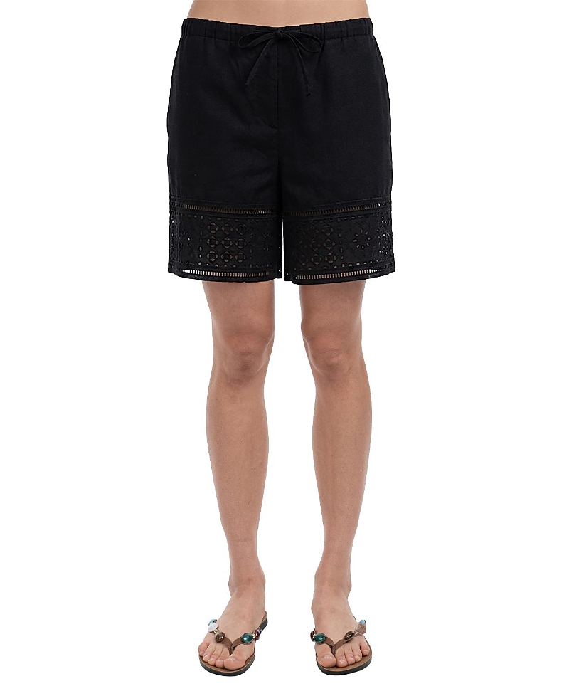 Elle Collection Women's Lace Inset Short
