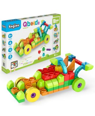Qboidz Racing Car 10 Model Brick Building Set, Ages 4+