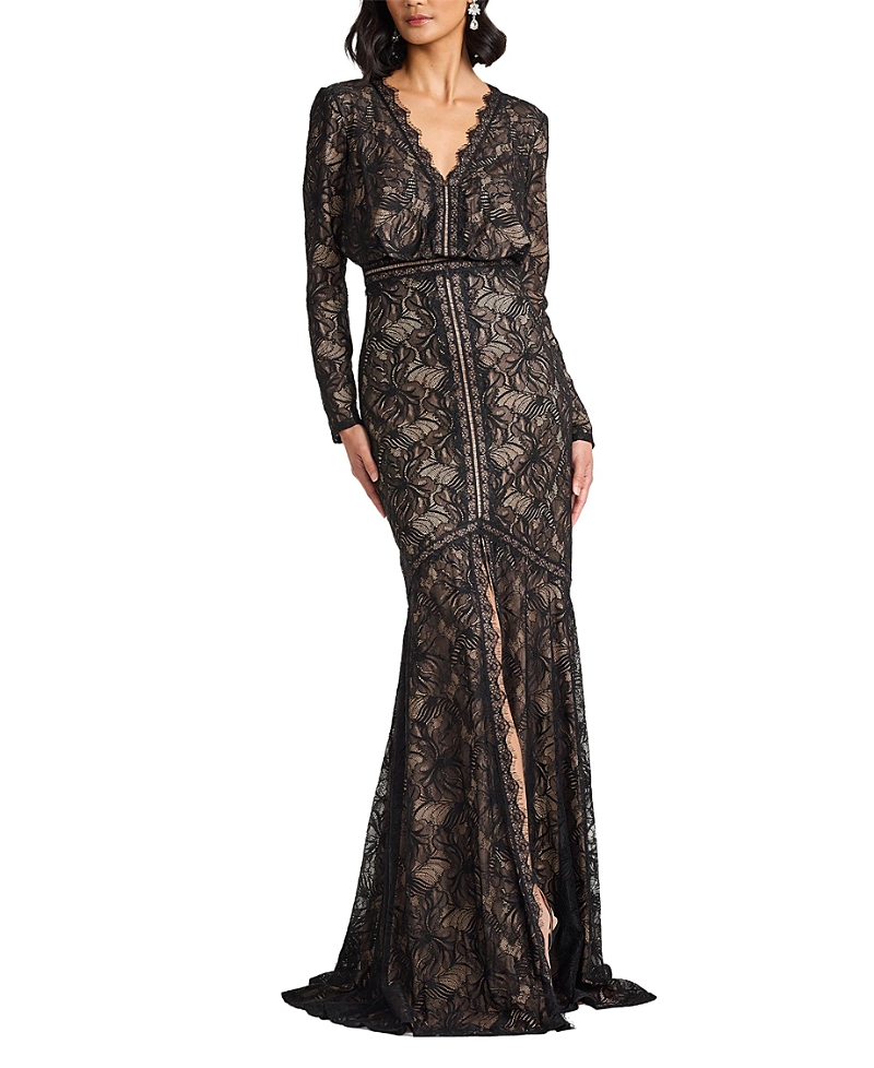 Tadashi Shoji Carelli Orchid Lace Gown