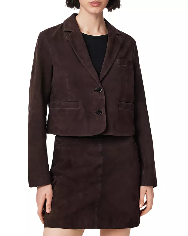 Allsaints Apton Suede Blazer