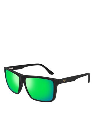 MAUIGreen&reg; Mamalu Bay Rectangular Sunglasses, 60mm