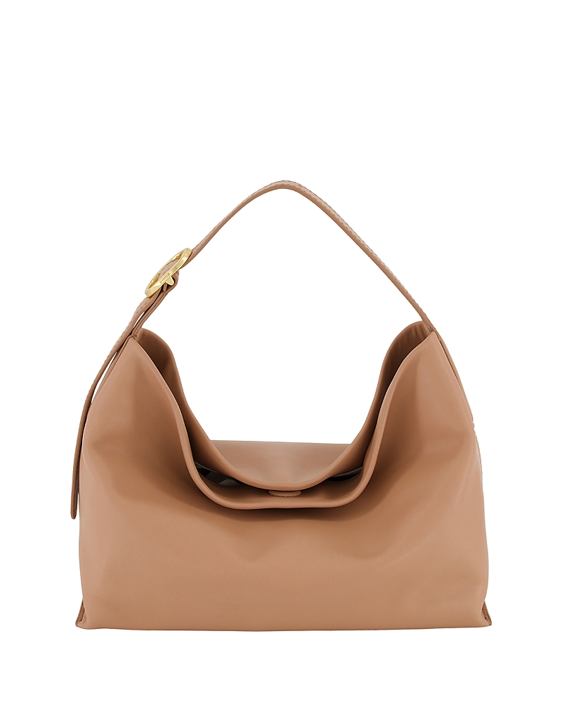 Vince Small Leather Hobo Bag