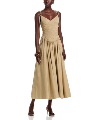 Amaya Smocked Midi Dress