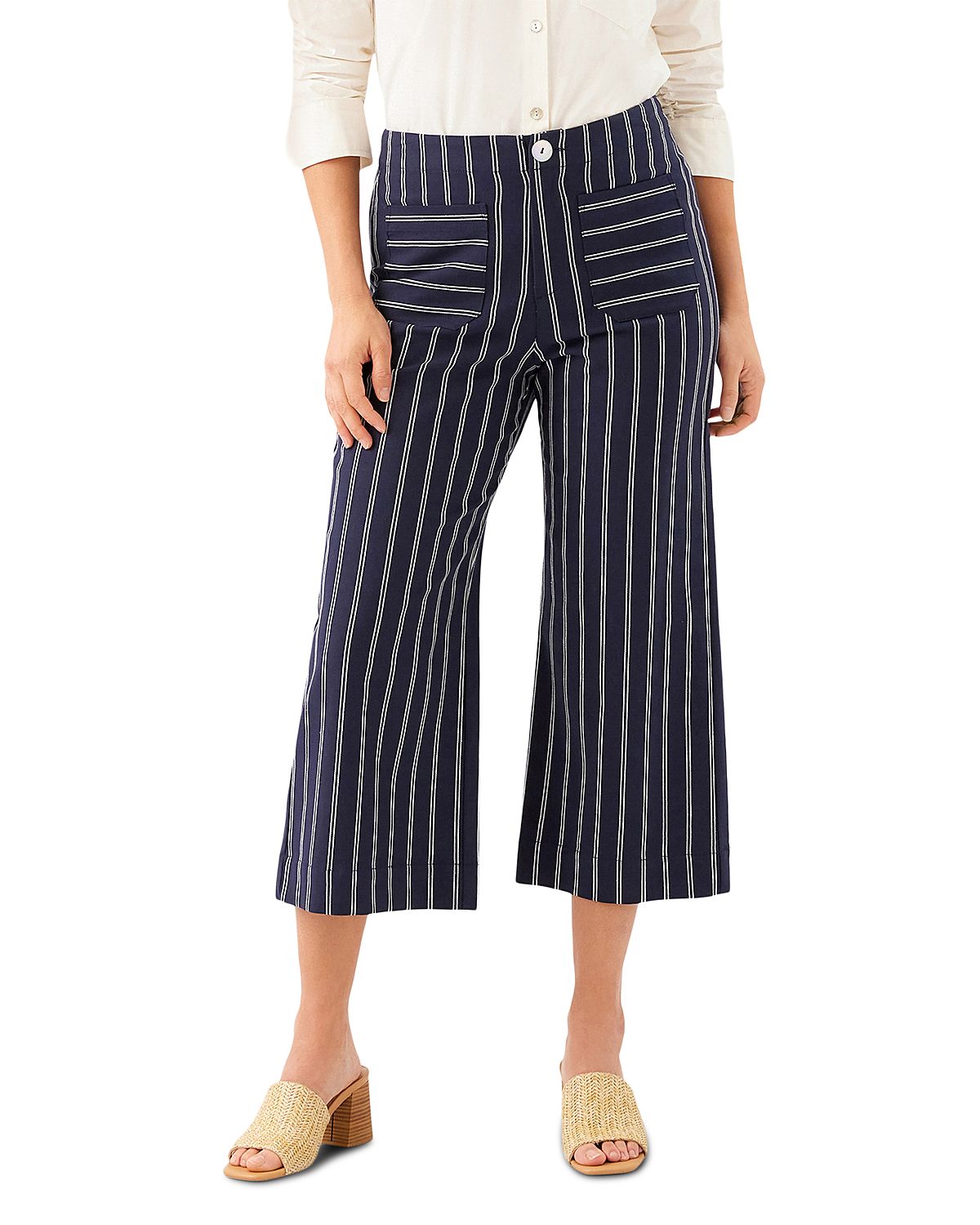 Karen Kane Cropped Wide Leg Pants