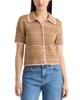 Collared Cardigan Sweater