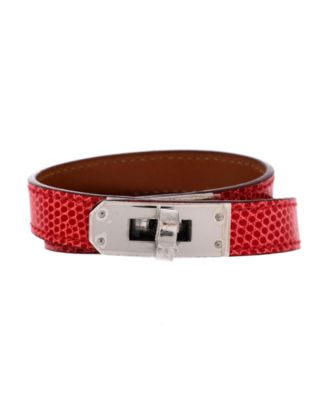 Kelly Double Tour Bracelet Lizard
