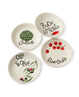 Hand-Painted Italian Pasta Bowls- Set of 4 by Rosanna s Inc