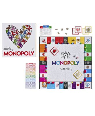 Keith Haring Pop Shop 40th Anniversary Monopoly by WS Game Company - Ages 3+