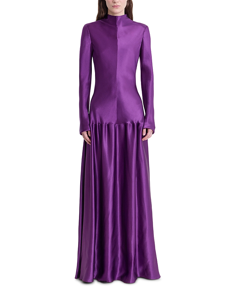 Fforme Mila Bias Cut Long Sleeve Dress
