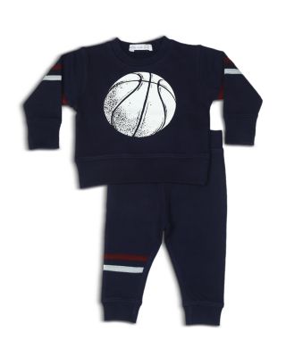Boys' Basketball French Terry Top & Pants Set - Little Kid
