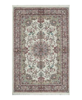 Bokara Rug Co 200 Line Sino Persian Nagsheh With Silk Area Rug, 6'0" x 9'0"