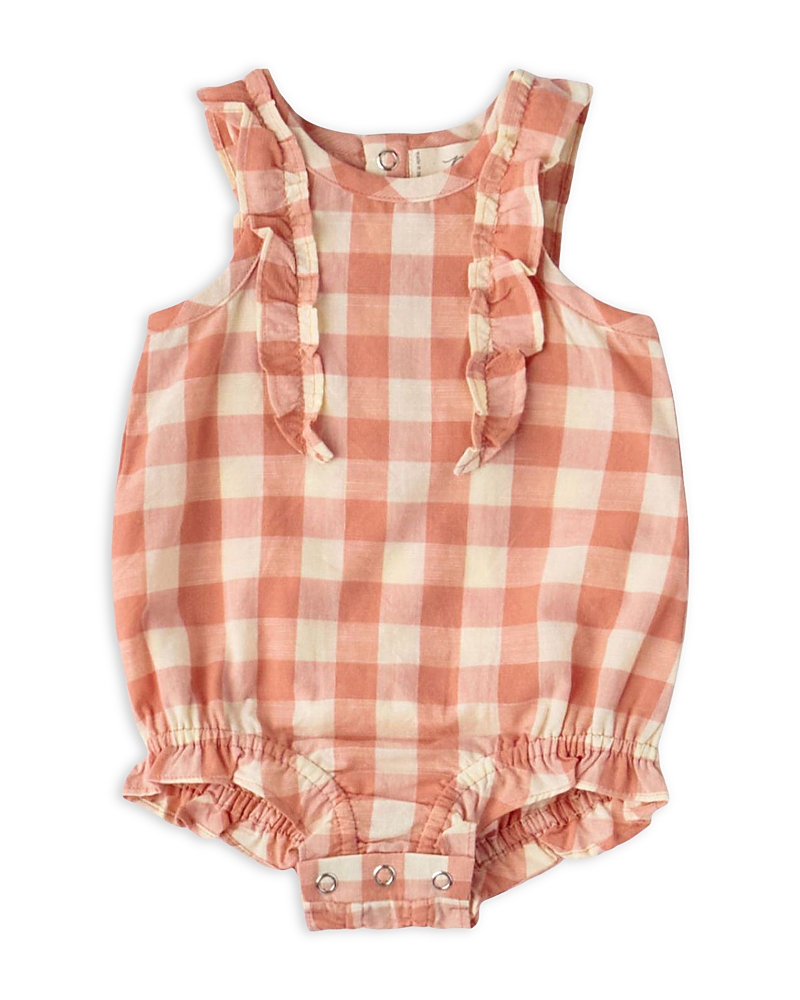 Pehr Girls' Checkmate Flutter One Piece Romper - Baby