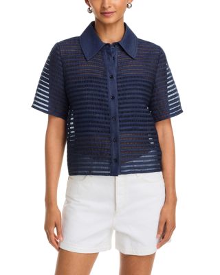 The Denim Lattice Cotton Shirt