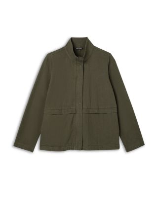 Mock Neck Zippered Jacket - thumbnail 5