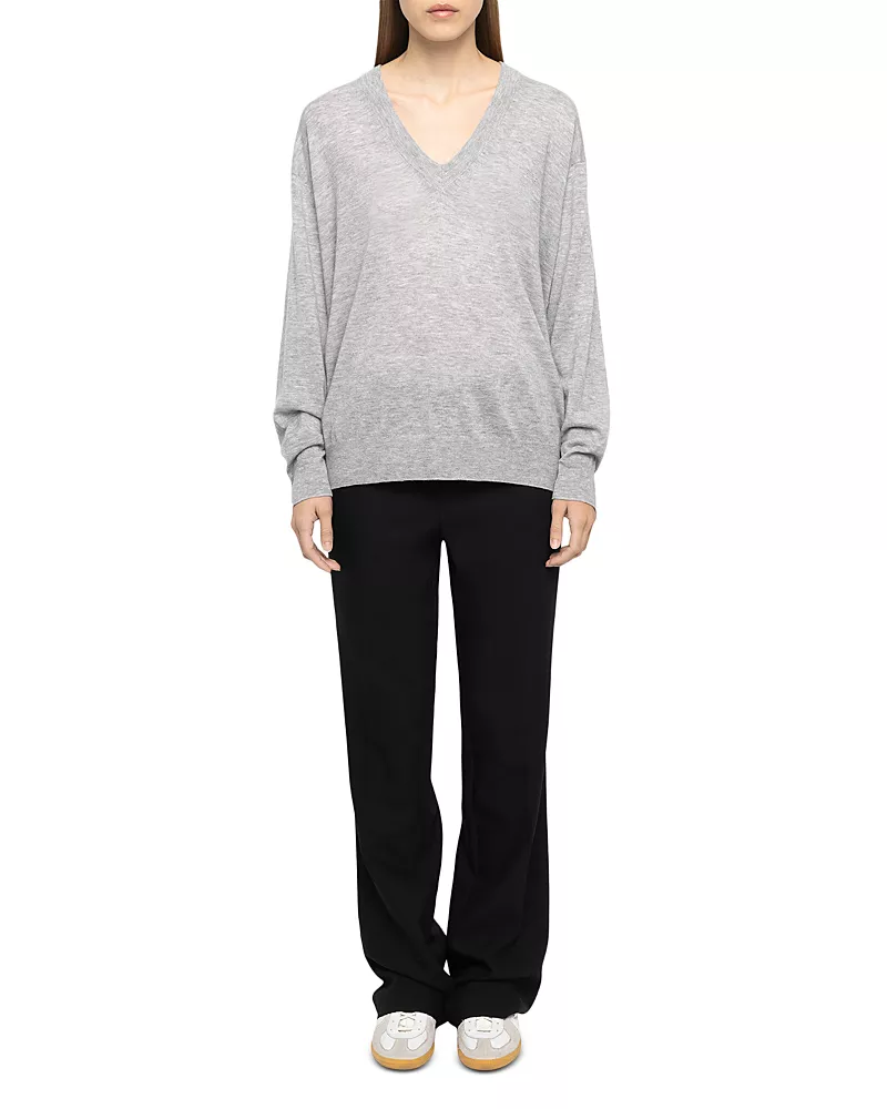 Zadig & Voltaire Swyny Cashmere V Neck Sweater