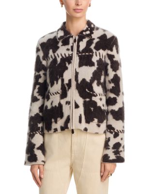 Grizzly Cowhide Cashmere Jacket